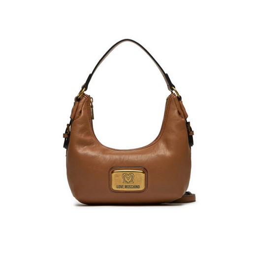 Torebka LOVE MOSCHINO JC4273PP0LKB0208 Brązowy ze sklepu eobuwie.pl w kategorii Torebki hobo - zdjęcie 182025024