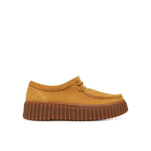 Półbuty Clarks Torhill Bee 26181188 Złoty ze sklepu eobuwie.pl w kategorii Półbuty damskie - zdjęcie 182025181