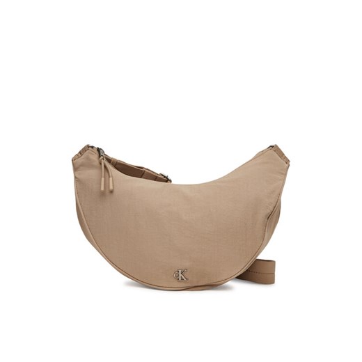 Torebka Calvin Klein Jeans Luna Nylon Sling Bag LV04K3095G Beżowy 00 eobuwie.pl