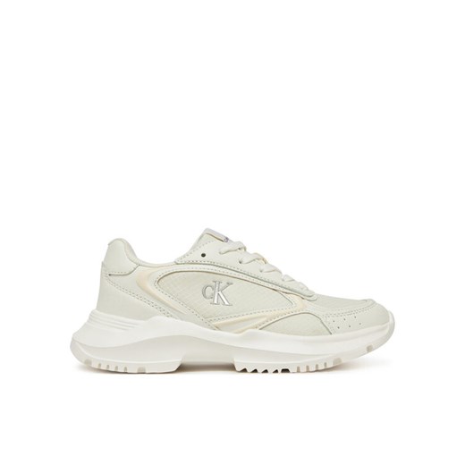 Sneakersy Calvin Klein Jeans V3A9-82030-1695530 Écru ze sklepu eobuwie.pl w kategorii Buty sportowe dziecięce - zdjęcie 182025220