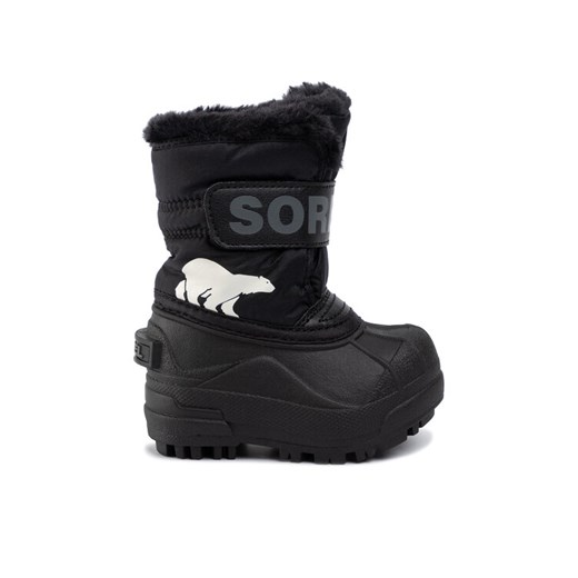 Śniegowce Sorel Toddler Snow Commander NV1960 Czarny ze sklepu eobuwie.pl w kategorii Buty zimowe dziecięce - zdjęcie 182025380