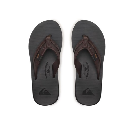Japonki Quiksilver AQYL100886 Brązowy Quiksilver 45 eobuwie.pl