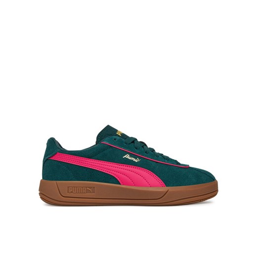 Sneakersy Puma Club Klassika SD 400718 05 Zielony ze sklepu eobuwie.pl w kategorii Buty sportowe damskie - zdjęcie 182025450