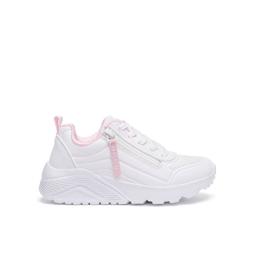 Sneakersy Skechers UNO LITE 310387L WHT Biały ze sklepu eobuwie.pl w kategorii Buty sportowe dziecięce - zdjęcie 182025523