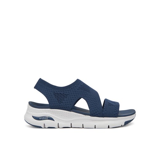Sandały Skechers Arch Fit-Brightest Day 119458/NVY Granatowy ze sklepu eobuwie.pl w kategorii Sandały damskie - zdjęcie 182025583