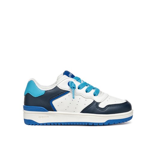Sneakersy Geox J Washiba J45LQB 5411 C1343 D Biały ze sklepu eobuwie.pl w kategorii Buty sportowe dziecięce - zdjęcie 182025624