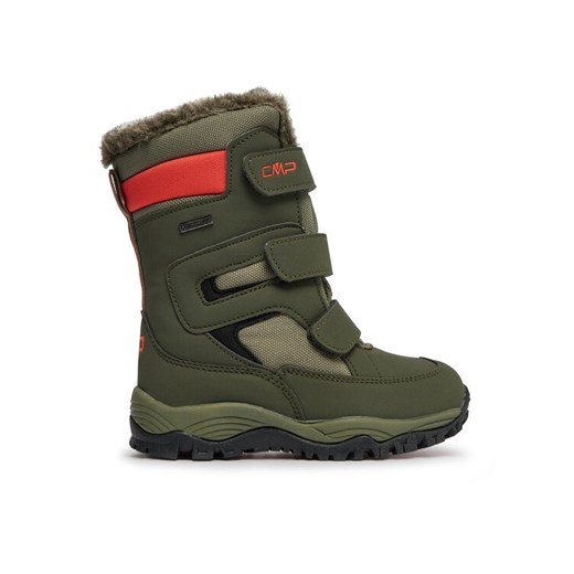 Śniegowce CMP Kids Hexis Snow Boot Wp 30Q4634 Zielony ze sklepu eobuwie.pl w kategorii Buty zimowe dziecięce - zdjęcie 182025652