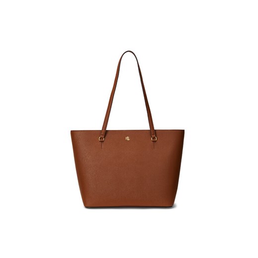 Torebka Lauren Ralph Lauren 431924351002 Brązowy ze sklepu eobuwie.pl w kategorii Torby Shopper bag - zdjęcie 182025933