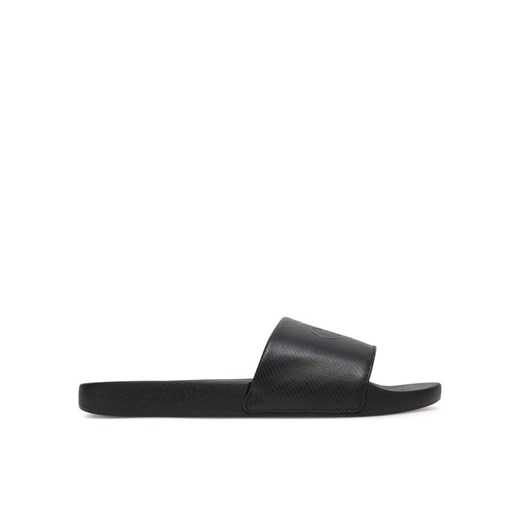 Klapki Calvin Klein Jeans Slide Aop Print YM0YM01269 Czarny ze sklepu eobuwie.pl w kategorii Klapki męskie - zdjęcie 182026010