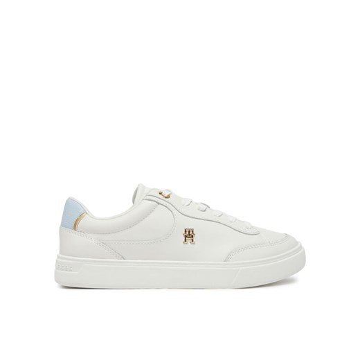 Sneakersy Tommy Hilfiger Essential Chic Court Sneaker FW0FW08322 Biały Tommy Hilfiger 40 eobuwie.pl