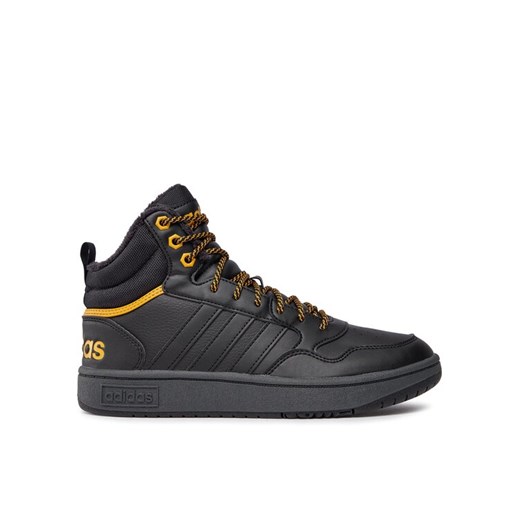 Sneakersy adidas Hoops 3.0 Mid IG7928 Czarny ze sklepu eobuwie.pl w kategorii Buty sportowe męskie - zdjęcie 182026244