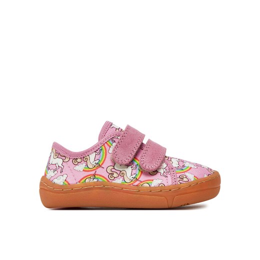 Sneakersy Froddo Barefoot Canvas G1700379-4 M Kolorowy ze sklepu eobuwie.pl w kategorii Półbuty dziecięce - zdjęcie 182026494