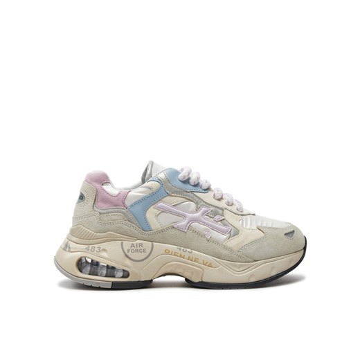 Sneakersy Premiata Sharkyd VAR 357 Szary ze sklepu eobuwie.pl w kategorii Buty sportowe damskie - zdjęcie 182026560