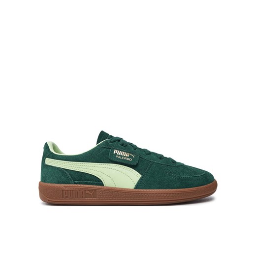 Sneakersy Puma Palermo Jr 397271 13 Zielony ze sklepu eobuwie.pl w kategorii Buty sportowe dziecięce - zdjęcie 182026613