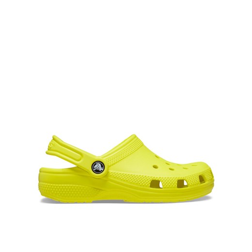 Klapki Crocs Classic Kids Clog T 206990 Żółty ze sklepu eobuwie.pl w kategorii Klapki dziecięce - zdjęcie 182026670