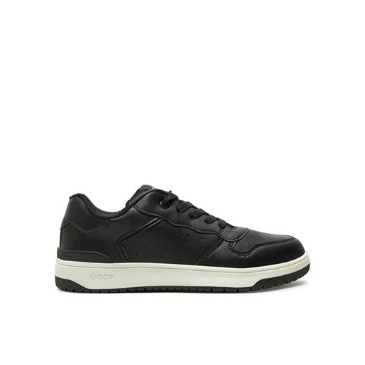 Sneakersy Geox J Washiba Boy J45LQB 000BC C9999 D Czarny ze sklepu eobuwie.pl w kategorii Buty sportowe dziecięce - zdjęcie 182026722