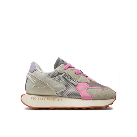 Sneakersy Big Star Shoes NN274680 Szary ze sklepu eobuwie.pl w kategorii Buty sportowe damskie - zdjęcie 182026801