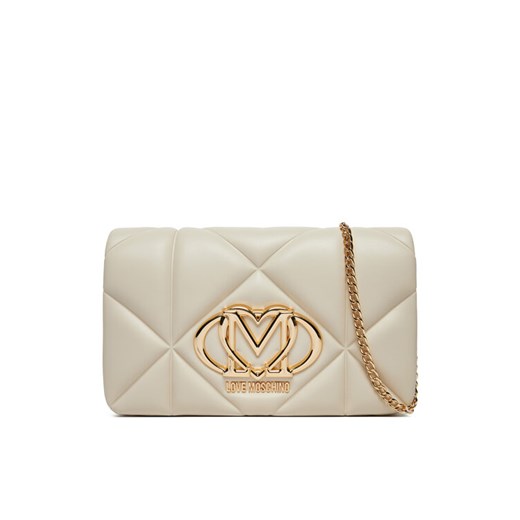 Torebka LOVE MOSCHINO JC4043PP1MLC0110 Écru ze sklepu eobuwie.pl w kategorii Listonoszki - zdjęcie 182026863