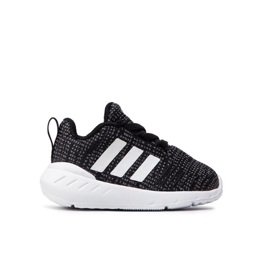 Sneakersy adidas Swift Run 22 El I GW8184 Czarny ze sklepu eobuwie.pl w kategorii Buciki niemowlęce - zdjęcie 182026961