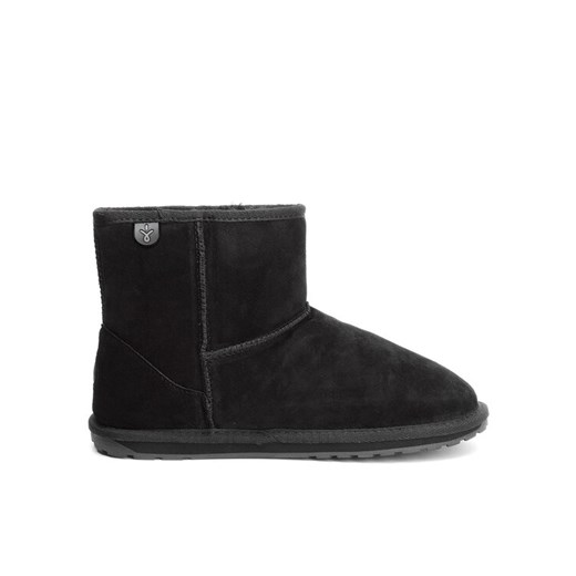 Śniegowce EMU Australia Wallaby Mini Teens T10103 Czarny ze sklepu eobuwie.pl w kategorii Buty zimowe dziecięce - zdjęcie 182026971