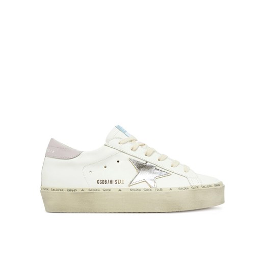 Sneakersy GOLDEN GOOSE Hi Star Classic With List GWF00118.F006845.10527 Biały ze sklepu eobuwie.pl w kategorii Trampki damskie - zdjęcie 182027103