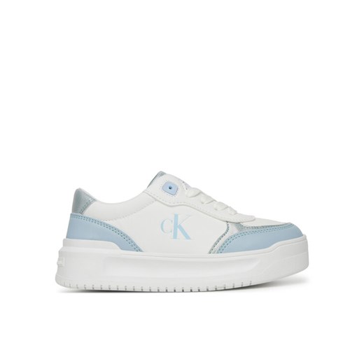 Sneakersy Calvin Klein Jeans Low Cut Lace-Up V3A9-82020-1355 Biały ze sklepu eobuwie.pl w kategorii Buty sportowe dziecięce - zdjęcie 182027170