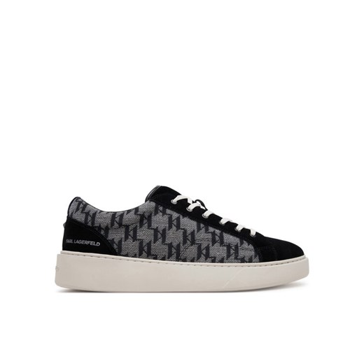 Sneakersy KARL LAGERFELD Flint II KL53323 Czarny ze sklepu eobuwie.pl w kategorii Buty sportowe męskie - zdjęcie 182027172