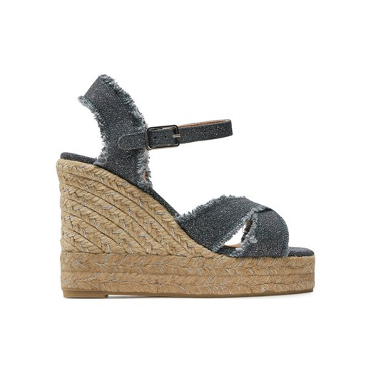 Espadryle Castañer Bromelia/8Ed/032 022360 Szary ze sklepu eobuwie.pl w kategorii Sandały damskie - zdjęcie 182027231