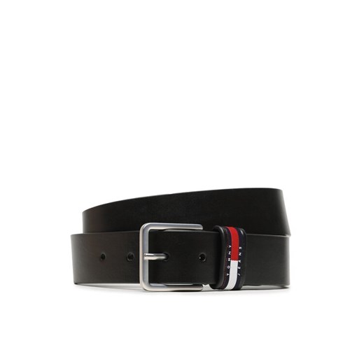 Pasek Męski Tommy Jeans Tjm Heritage Adj. 3.5 AM0AM11195 Czarny ze sklepu eobuwie.pl w kategorii Paski męskie - zdjęcie 182027281