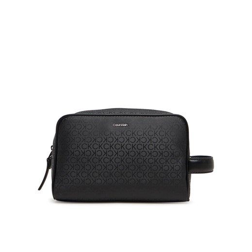 Kosmetyczka Calvin Klein Ck Sleek Washbag Mono K50K512944 Czarny ze sklepu eobuwie.pl w kategorii Kosmetyczki - zdjęcie 182027312