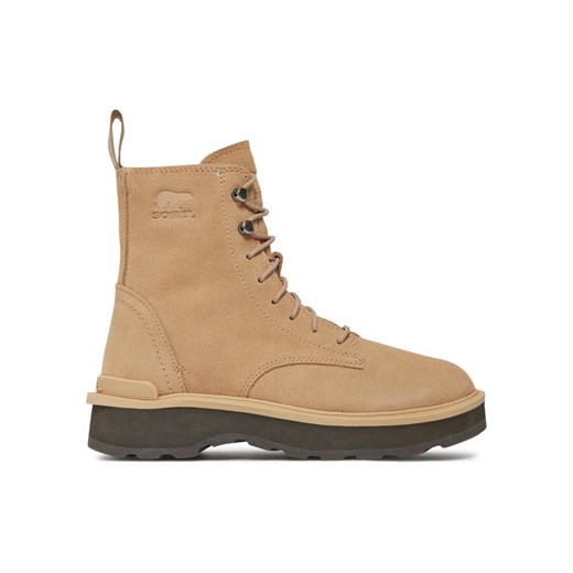Botki Sorel Hi-Line™ Lace NL4879-262 Brązowy ze sklepu eobuwie.pl w kategorii Workery damskie - zdjęcie 182027370