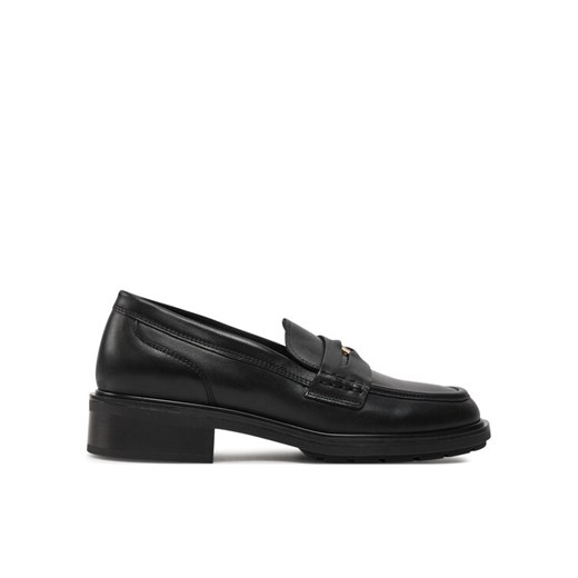 Lordsy Tommy Hilfiger Th Penny Loafer FW0FW08029 Czarny Tommy Hilfiger 40 eobuwie.pl