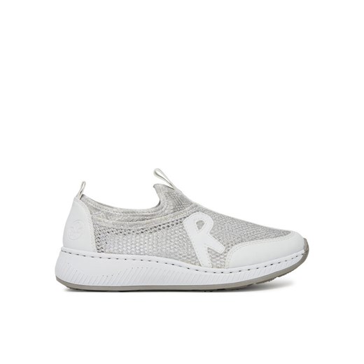 Sneakersy Rieker N5554-81 Biały ze sklepu eobuwie.pl w kategorii Buty sportowe damskie - zdjęcie 182027561
