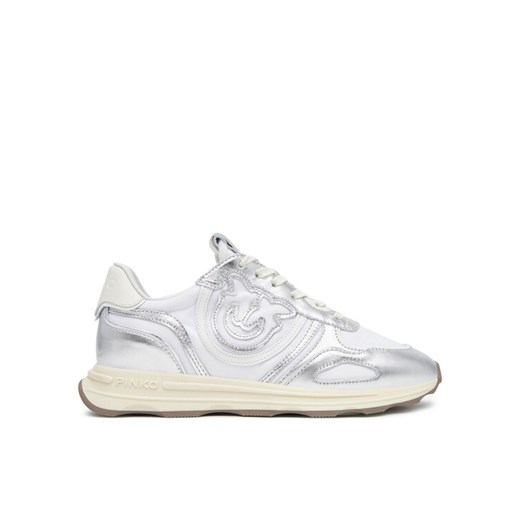 Sneakersy PINKO Zoe 01 SS0087P085 Srebrny ze sklepu eobuwie.pl w kategorii Buty sportowe damskie - zdjęcie 182027572