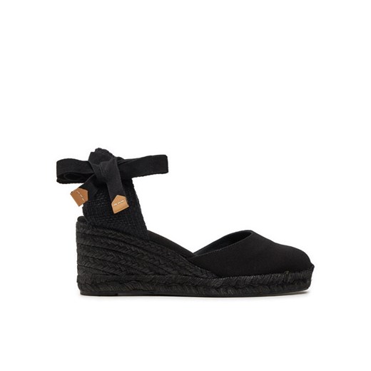 Espadryle Castañer Carina C/6/001 020969 Czarny ze sklepu eobuwie.pl w kategorii Espadryle damskie - zdjęcie 182027593