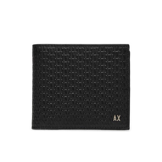 Duży Portfel Męski Armani Exchange 958098 4R847 00020 Czarny ze sklepu eobuwie.pl w kategorii Portfele męskie - zdjęcie 182027621