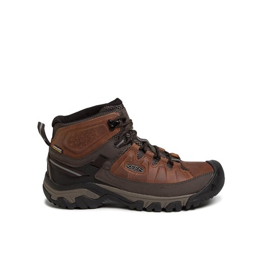 Trekkingi Keen Targhee III Mid Wp 1023030 Brązowy ze sklepu eobuwie.pl w kategorii Buty trekkingowe męskie - zdjęcie 182027812