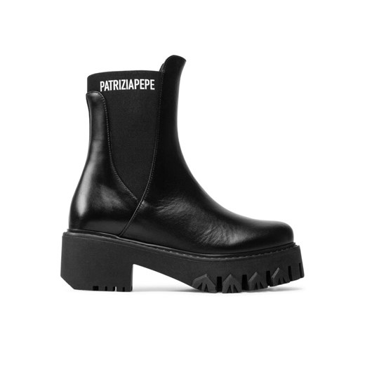 Botki Patrizia Pepe CY9814/L011-K103 Czarny ze sklepu eobuwie.pl w kategorii Workery damskie - zdjęcie 182027852