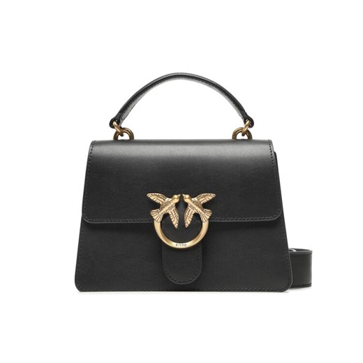 Torebka Pinko Love One Top Handle Mini Light PE 23 PLTT 100071 A0F1 Czarny ze sklepu eobuwie.pl w kategorii Kuferki - zdjęcie 182027904