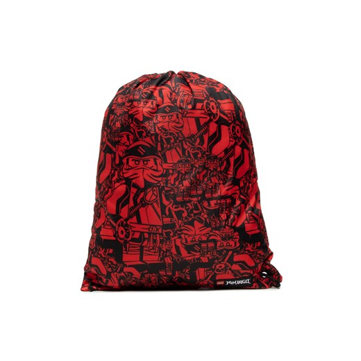 Worek LEGO Drawstring Bag 10034-2202 Czerwony ze sklepu eobuwie.pl w kategorii Plecaki dla dzieci - zdjęcie 182027960