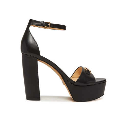 Sandały Guess FLJSET LEA03 Czarny ze sklepu eobuwie.pl w kategorii Sandały damskie - zdjęcie 182028003