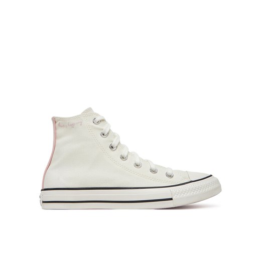 Trampki Converse Chuck Taylor All Star Crochet Laces A10686C Beżowy ze sklepu eobuwie.pl w kategorii Trampki damskie - zdjęcie 182028191