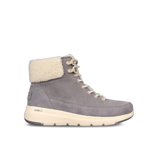 Botki Skechers Glacial Ultra Woodlands 16677/GRY Szary ze sklepu eobuwie.pl w kategorii Botki - zdjęcie 182028304