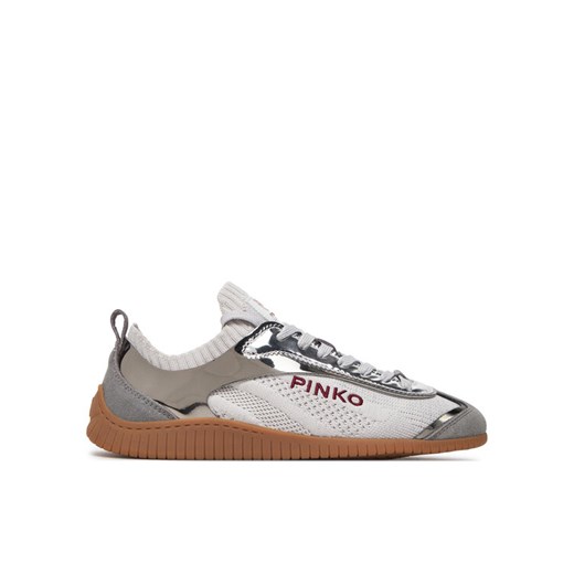 Sneakersy PINKO Reby 03 SS0061 T026 Szary ze sklepu eobuwie.pl w kategorii Buty sportowe damskie - zdjęcie 182028434
