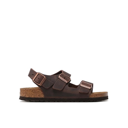 Sandały Birkenstock Milano 34873 Brązowy 39 eobuwie.pl
