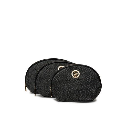 Zestaw kosmetyczek Beverly Hills Polo Club BHPC-U1-007-SS25 (3-pack) Czarny ze sklepu eobuwie.pl w kategorii Kosmetyczki - zdjęcie 182028724
