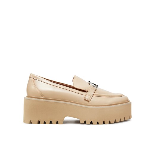 Loafersy Liu Jo Forty 01 SA4049 P0102 Beżowy ze sklepu eobuwie.pl w kategorii Lordsy damskie - zdjęcie 182028734