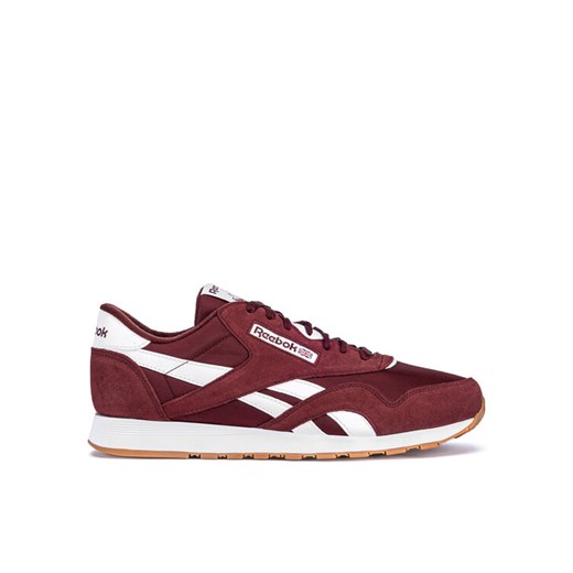 Sneakersy Reebok CLASSIC NYLON 100205110 Bordowy ze sklepu eobuwie.pl w kategorii Buty sportowe męskie - zdjęcie 182028882