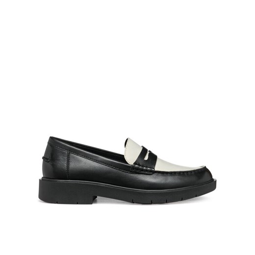 Loafersy Geox D Spherica Ec1 D25QRA 00043 C9B5V Czarny ze sklepu eobuwie.pl w kategorii Lordsy damskie - zdjęcie 182028890