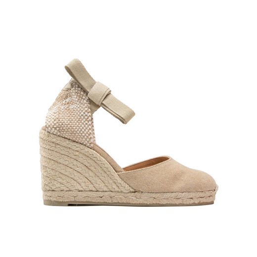 Espadryle Castañer Carina/8/002 021642-2017 Beżowy ze sklepu eobuwie.pl w kategorii Espadryle damskie - zdjęcie 182028943